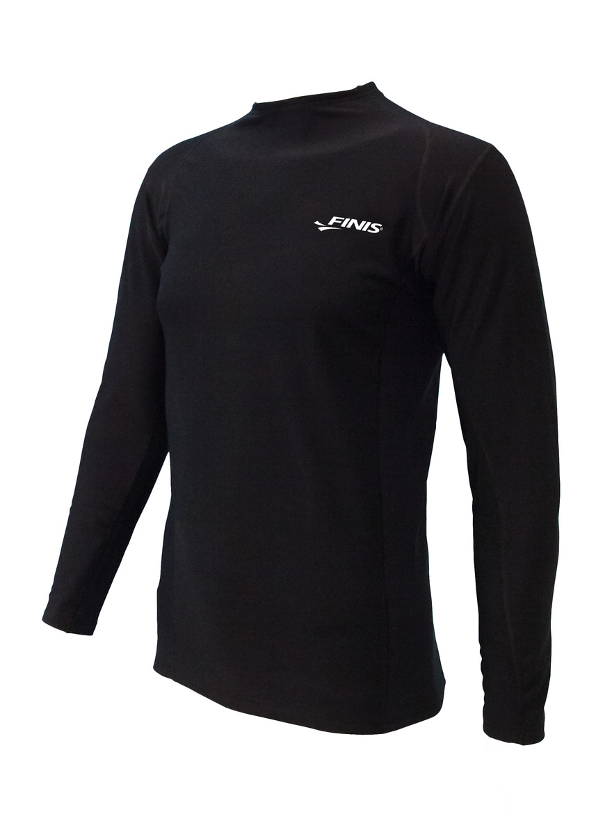 Black Finis Thermal Long-Sleeve Swim Shirt Black Finis Thermal Long-Sleeve Swim Shirt